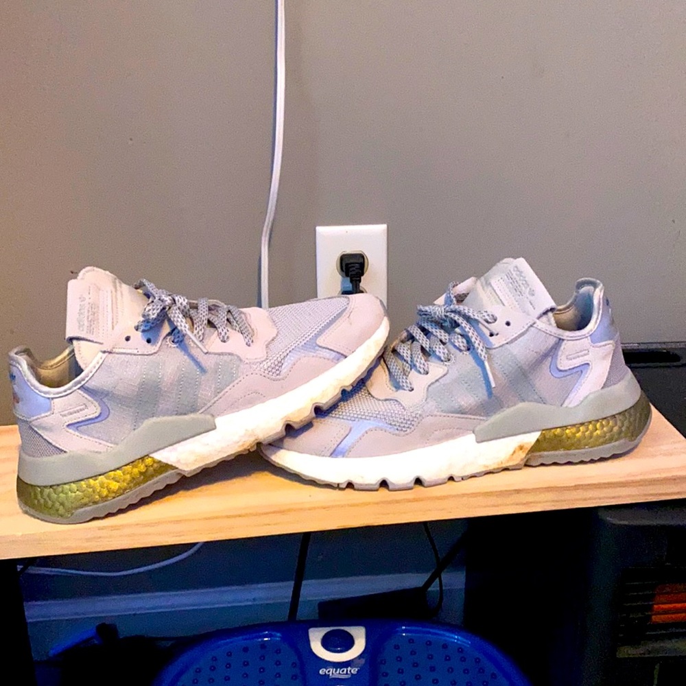 Adidas Night Jogger Metallic Gold Boost